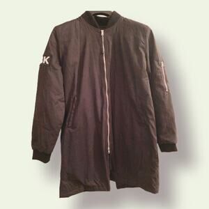 NWT DFBK Defend Brooklyn Black long jacket Size M